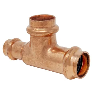 3" x 1-1/2" x 3" Press Copper Reducing Tee P x P x P Low Lead ProPress Compatible