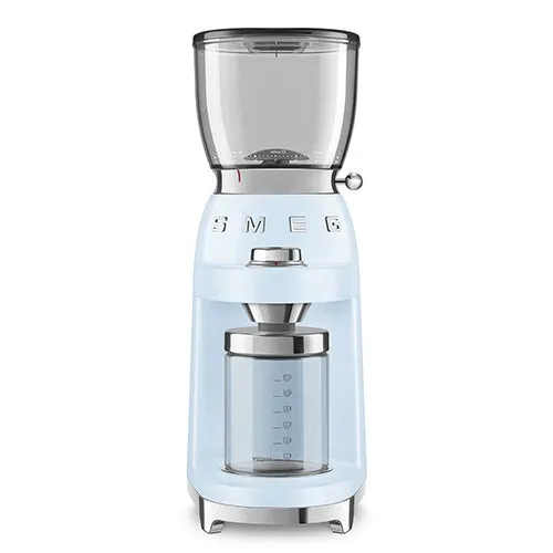 50's Retro-Style Coffee Grinder, Pastel Blue