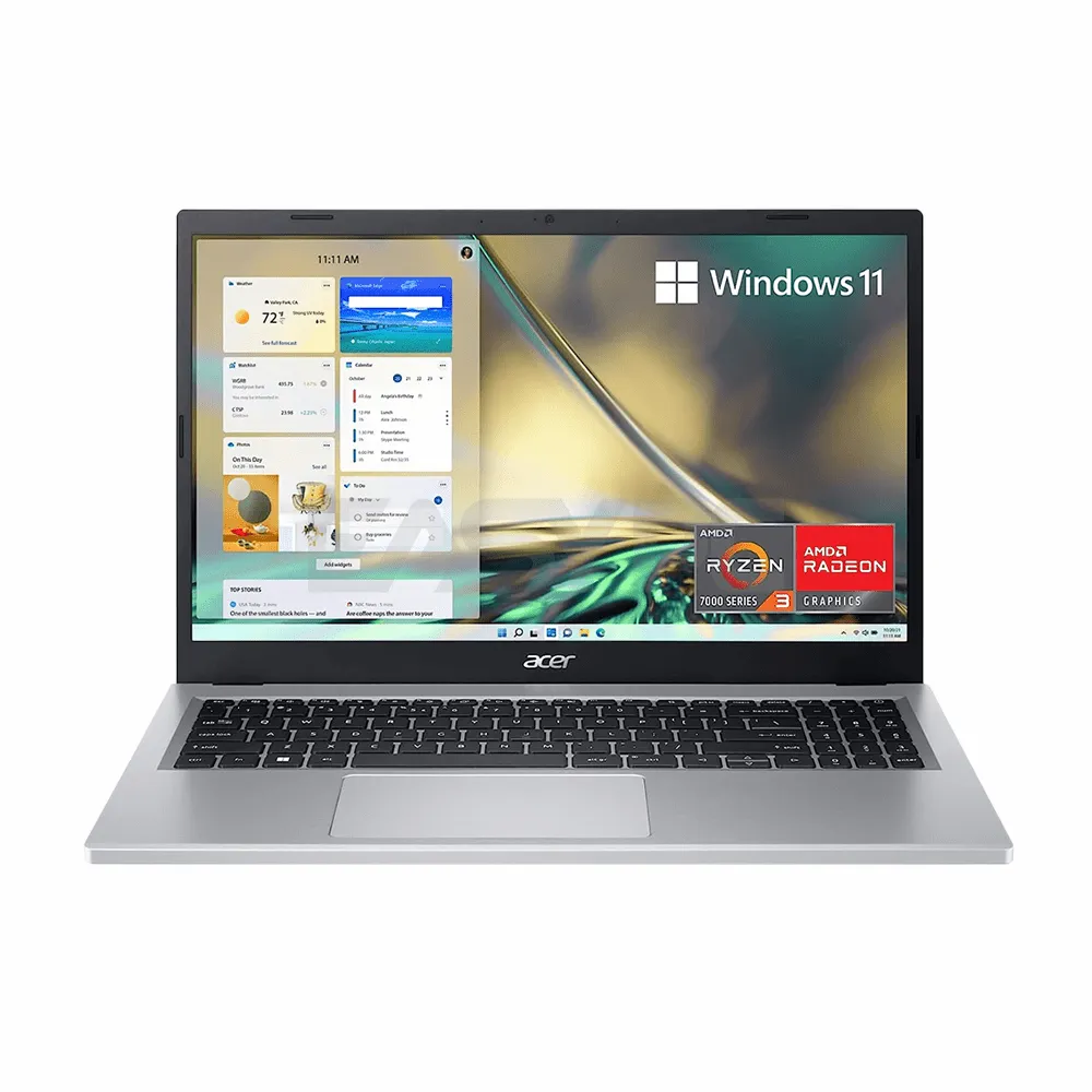 Acer Aspire 3 A315 15.6" Ryzen 3-7320U/8GB DDR5/128GB NVMe SSD/Radeon (Smode) Laptop PS