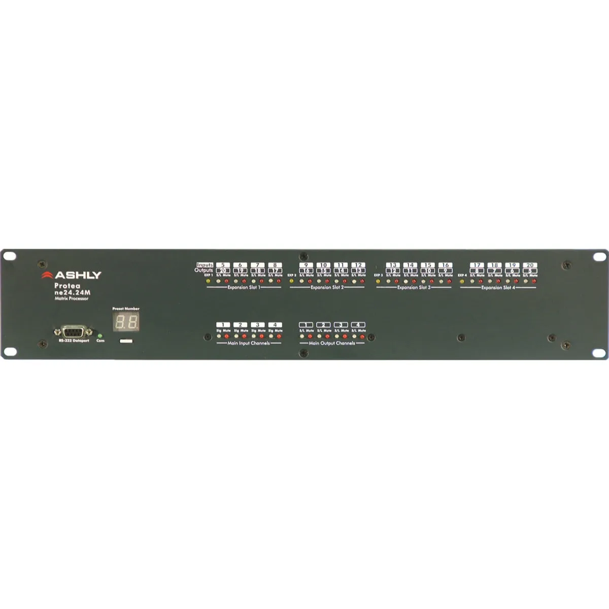 Ashly NE24.24M 8x16 Audio Matrix Processor