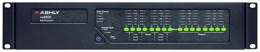 Ashly NE8800DT 8x8 Protea DSP Audio System Processor with 8Ch AES3 Inputs and Dante card