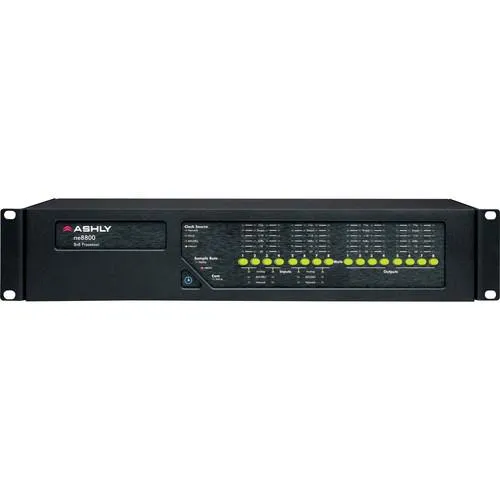 Ashly NE8800MM Network-Enabled Digital Signal Processor With 8-Channel Mic Inputs Amp Protea Software Suite