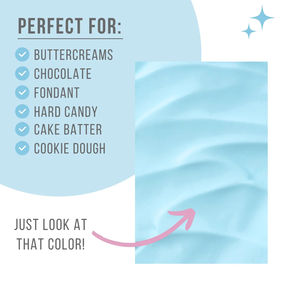 Baby Blue - Oil Food Color (0.74 fl oz)