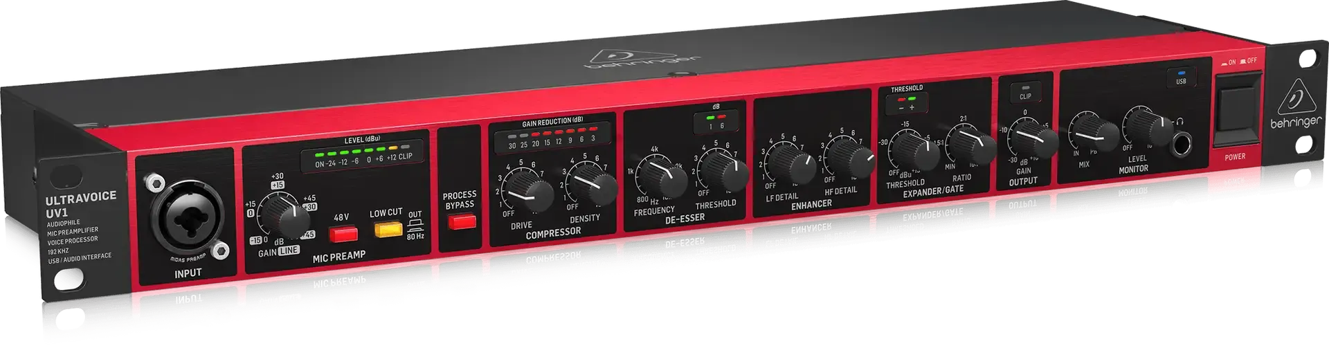 Behringer UV1 Mic Preamp / Vocal Processor / USB Interface