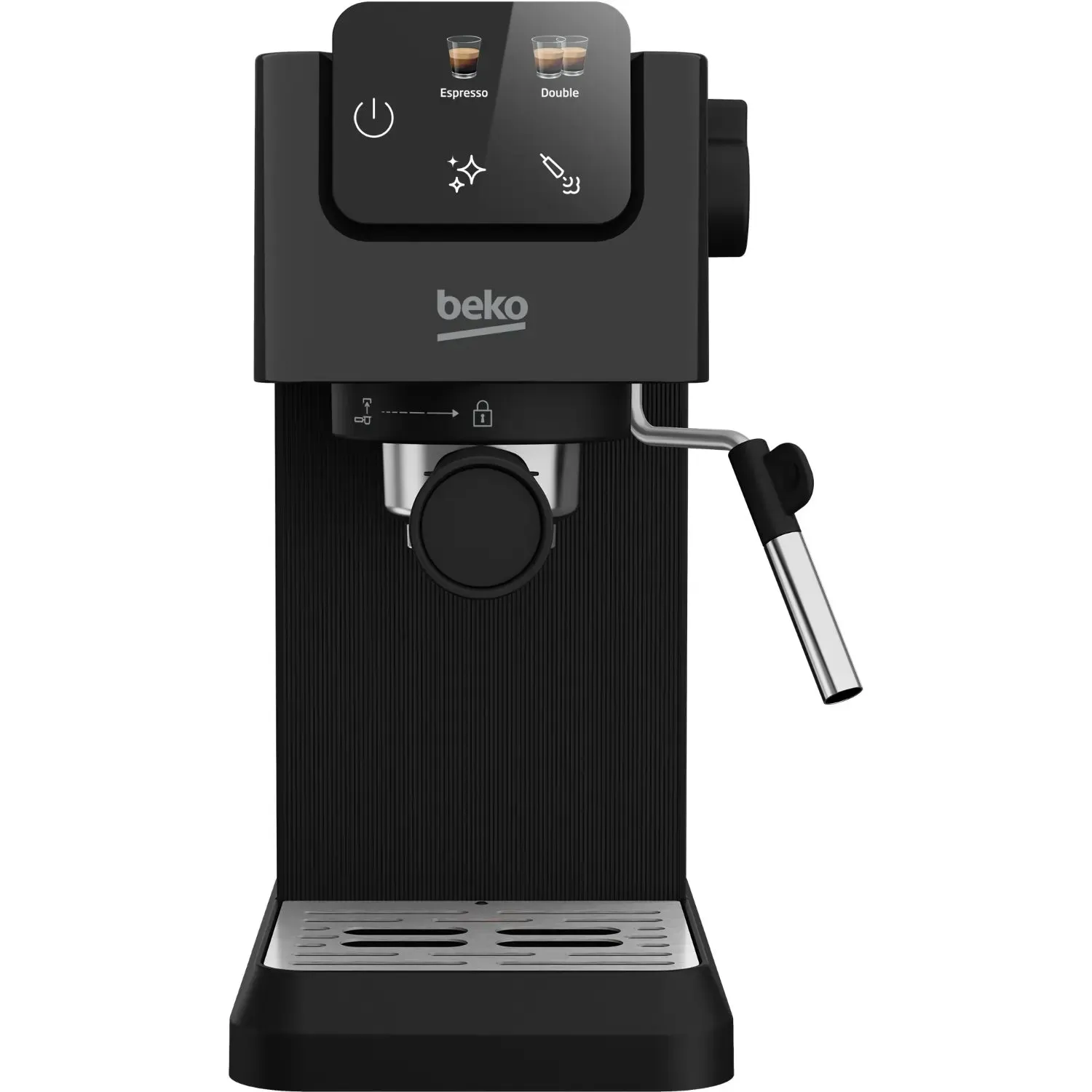 Beko CEP5302B CaffeExperto Manual Espresso Coffee Machine with Steam Wand, Black