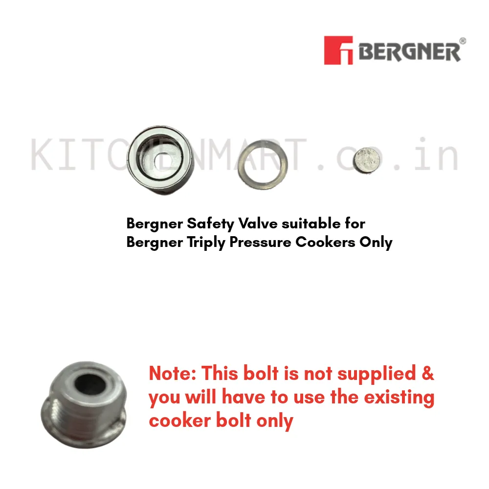 Bergner Safety Valve for Bergner Triply Pressure Cooker