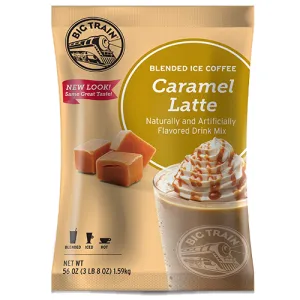 Big Train Caramel Latte Blended Ice Coffee Mix (3.5 lbs)