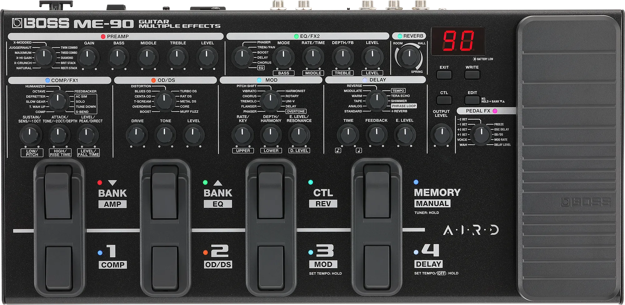 Boss ME-90 All-in-one Guitar Processor With Premium BOSS Amps And Effects