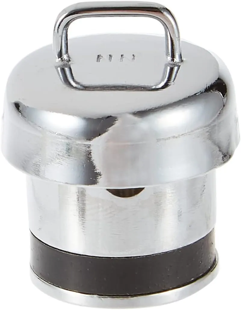 Brass Vent Pipe, Steel Weight Whistle and Silver Safety Valve for All Pressure Cookers (Silver)