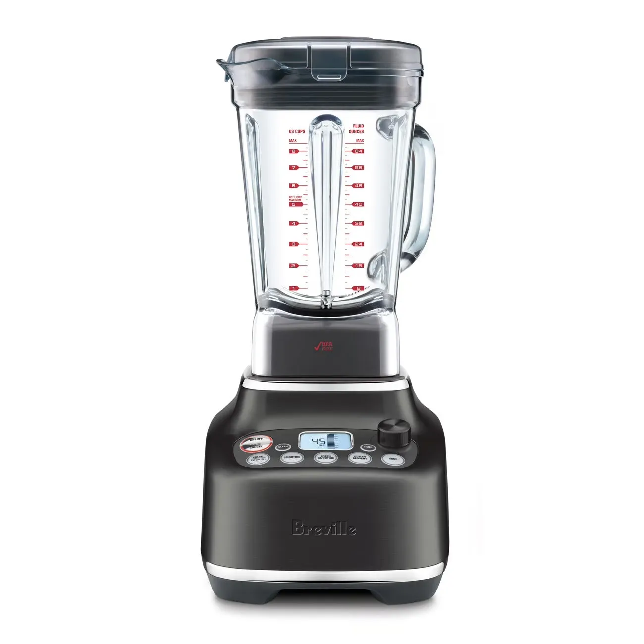 Breville The Super Q Blender, Black Stainless Steel #BBL920BST1BCA1