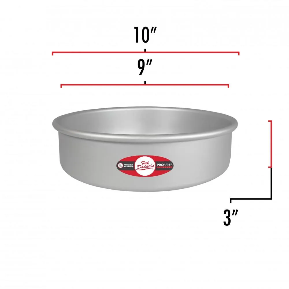 Cake Pan 9x3 Fixed Bottom
