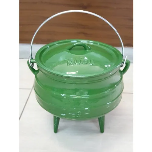 Cast Iron Pots - Green