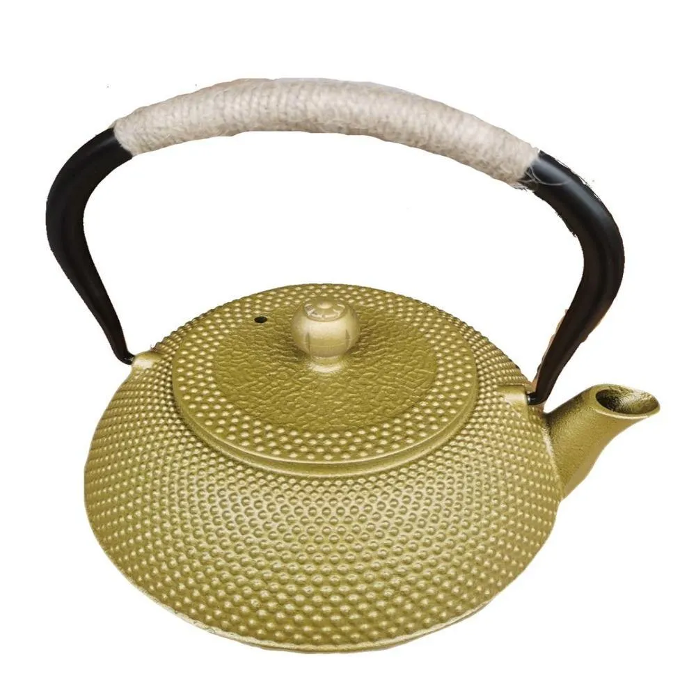 Cast Iron Tea Pots Gold