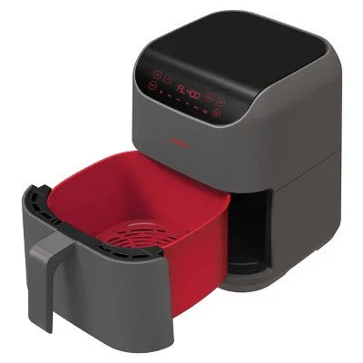CRUXGG 6-In-1 Digital Touchscreen Countertop Air Fryer - Smoke Gray