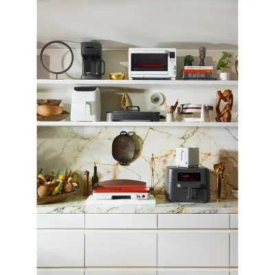 CRUXGG 6-In-1 Digital Touchscreen Countertop Air Fryer - Smoke Gray