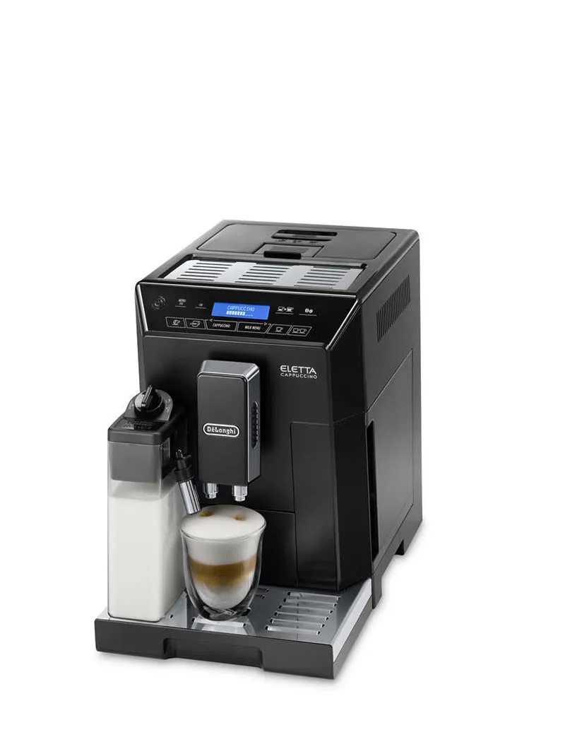 Delonghi - Eletta Cappuccino  Espresso Machine (open box) - Black 120 Volt