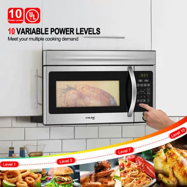 Gasland Chef 30'' Over-the-Range Microwave Oven - Silvery