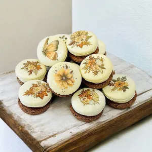 Harvest Dreams Collection | Autumn Blooms French Macarons