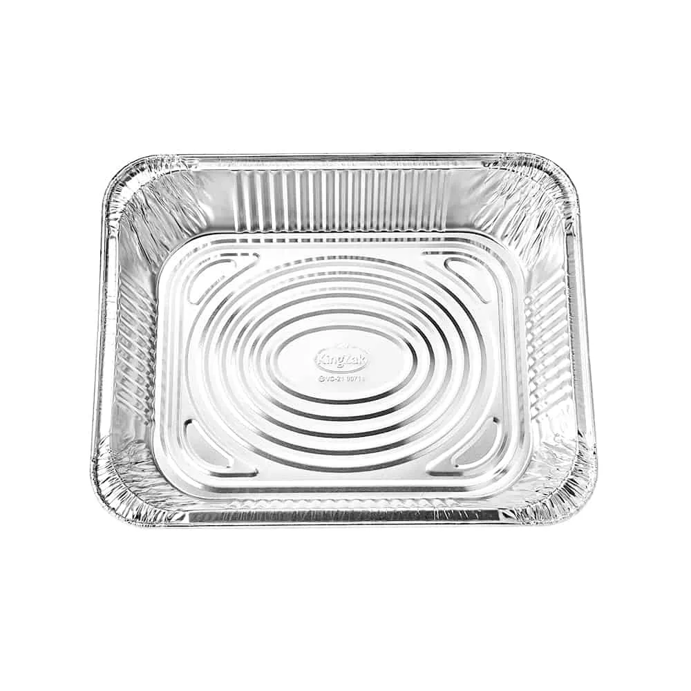 Heavy Duty Aluminum Foil Half Size Deep Pan 12.75" L X 10.375" W X 2.5" D [Lid Option Available]