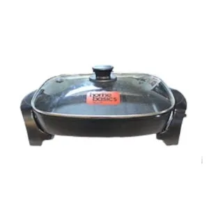 Home Basics Non Stick Marble Coating  Electric Fry Pan Rectangle