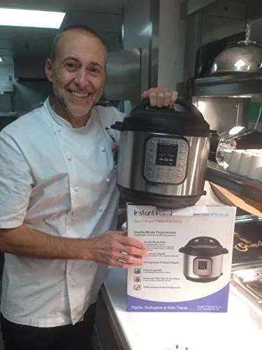 Instant Pot Duo 7-in-1 Electric Pressure Cooker, 6 Qt, 5.7 Litre, 1000 W, Brushed Stainless Steel/Black