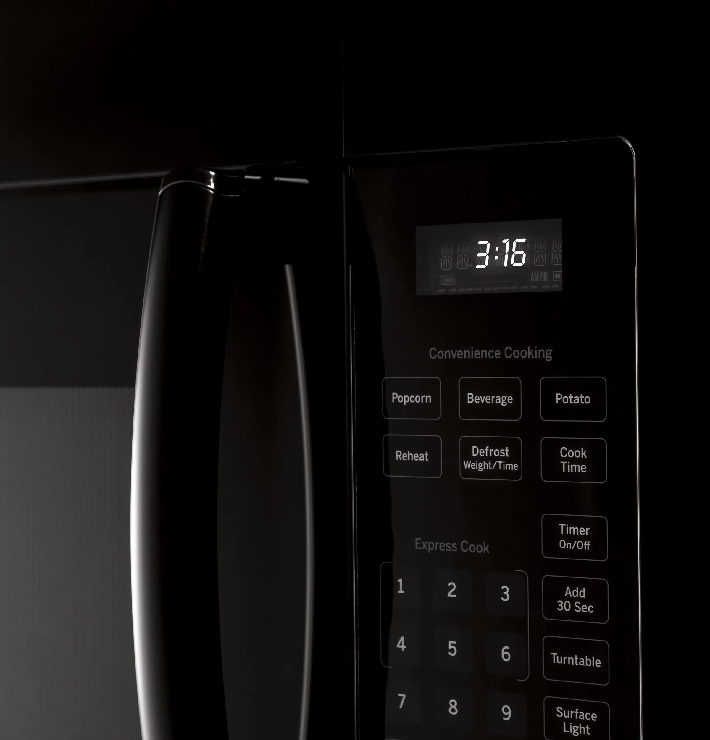 JVM3160DFBB GE® 1.6 Cu. Ft. Over-the-Range Microwave Oven