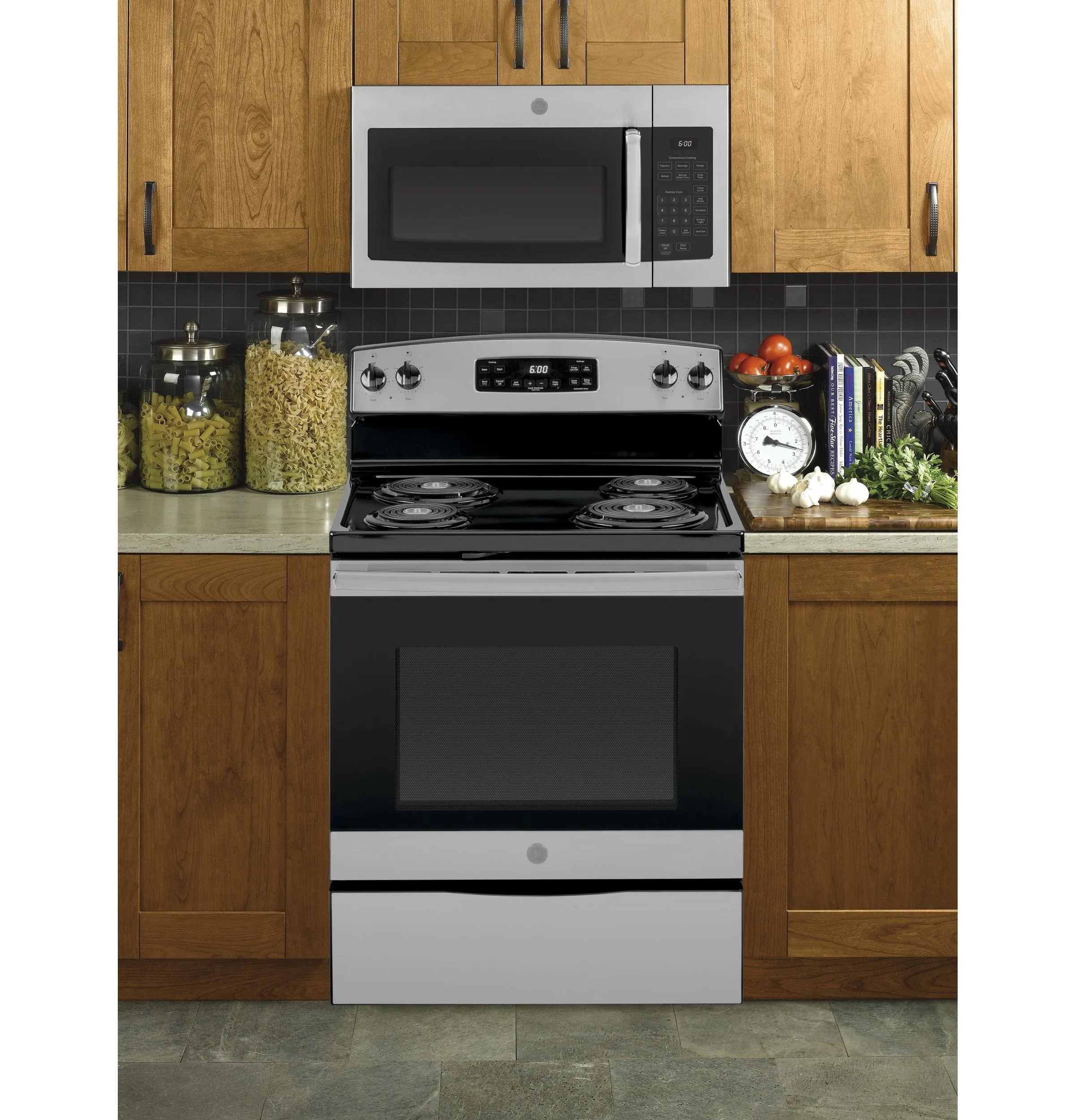 JVM3160RFSS GE® 1.6 Cu. Ft. Over-the-Range Microwave Oven