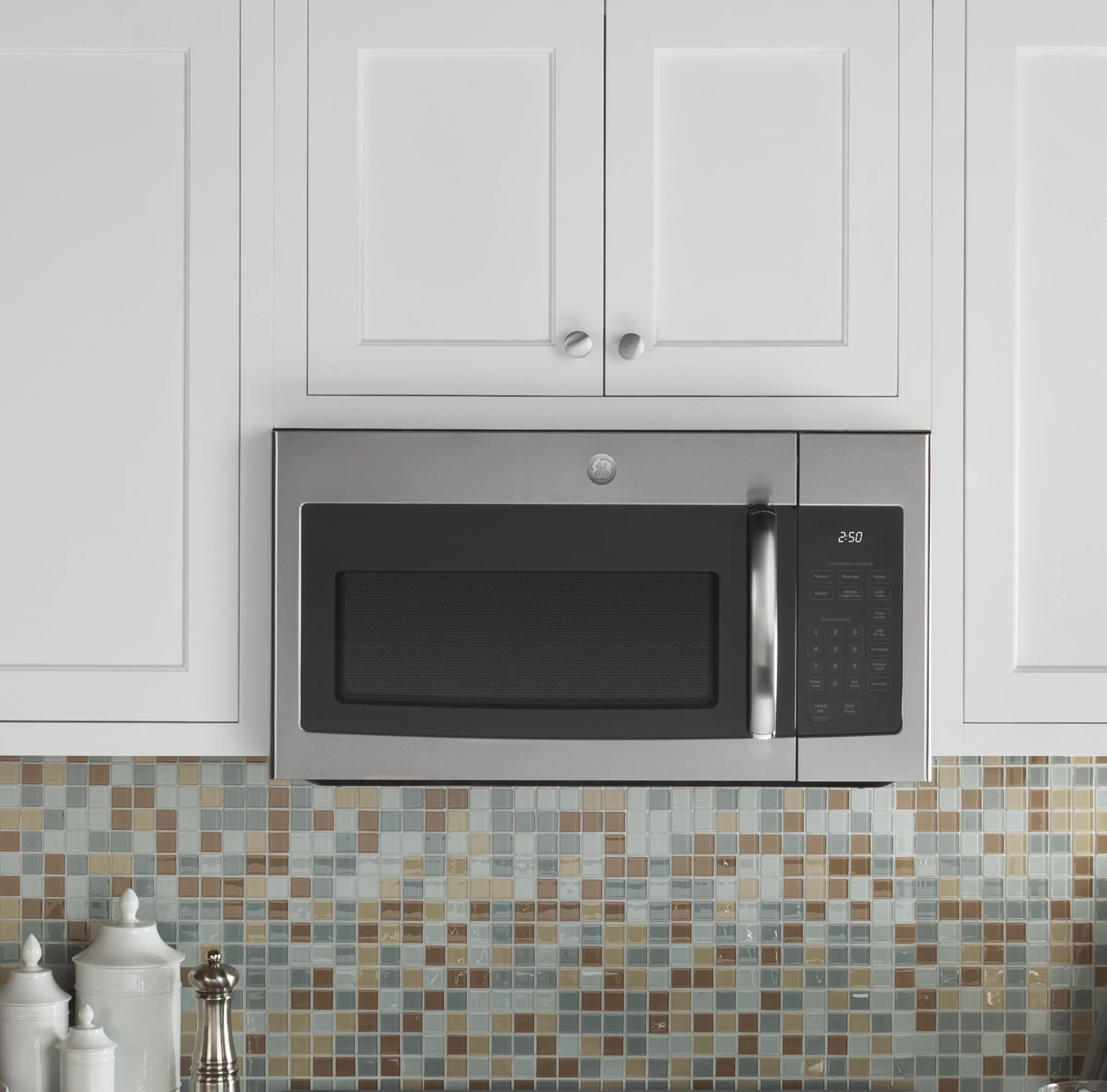 JVM3160RFSS GE® 1.6 Cu. Ft. Over-the-Range Microwave Oven