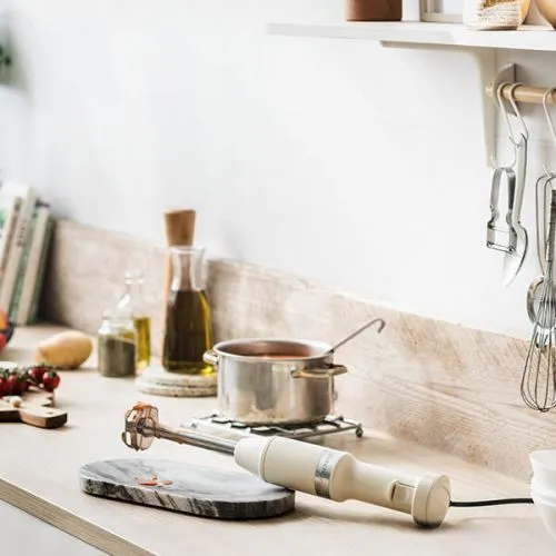 KitchenAid Corded Stick Blender Almond Cream