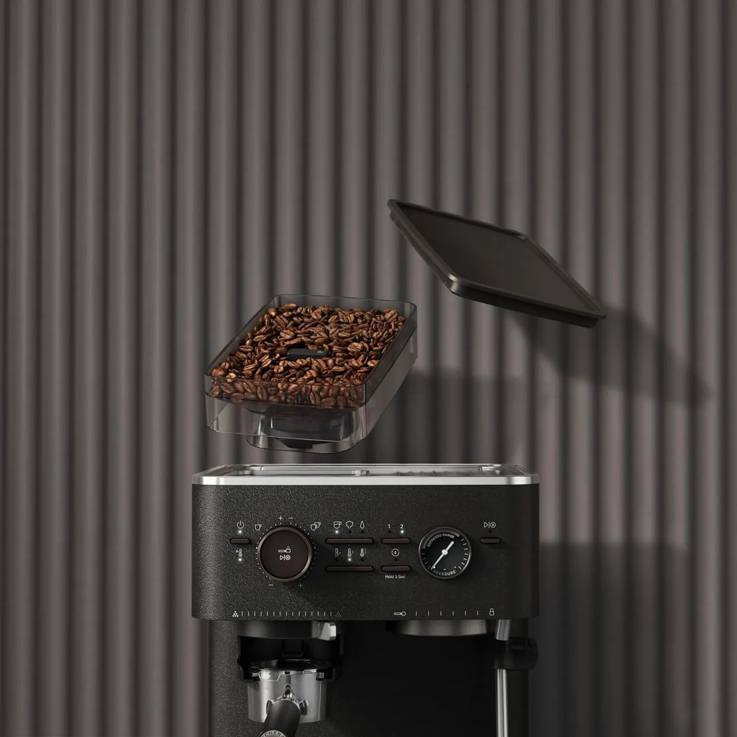 KitchenAid Semi-Automatic Espresso Machine, Black #KES6551BK