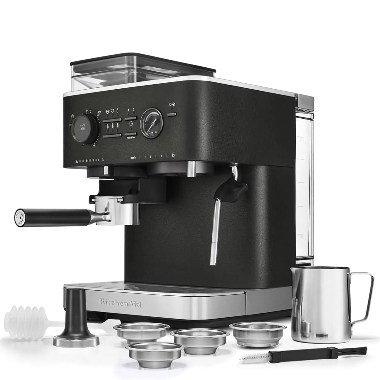 KitchenAid Semi-Automatic Espresso Machine, Black #KES6551BK