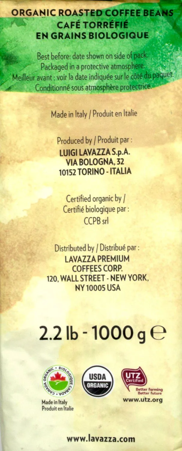 Lavazza Whole Bean Coffee