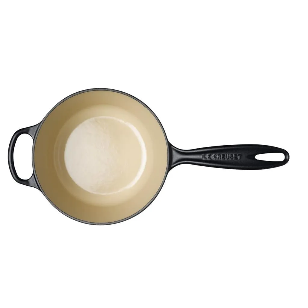 Le Creuset Signature Cast Iron Saucepan Satin Black