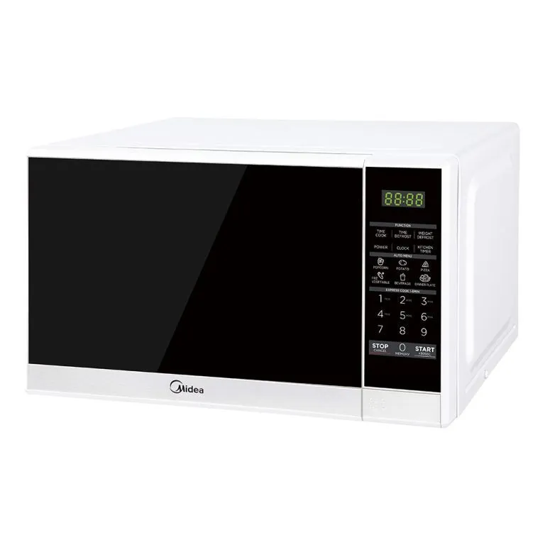 Midea 20L Microwave white 700W 10 Power Levels 99 Min Timer 6 Auto Menus MMW20W