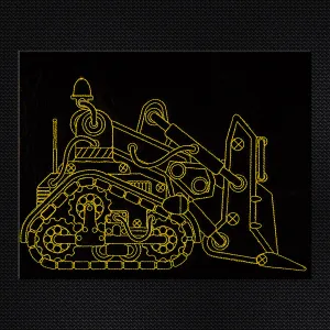 Mighty Machine in Stitches Bulldozer