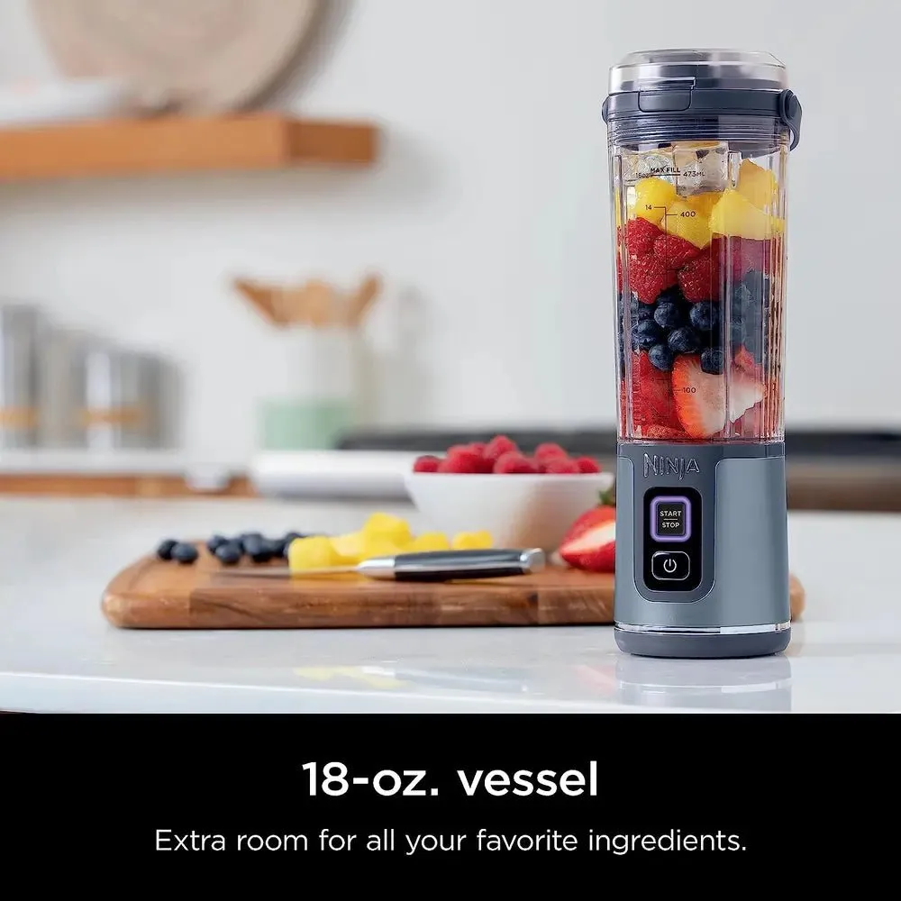 Ninja Blast BC151UKNV Cordless Portable Blender, Denim Blue