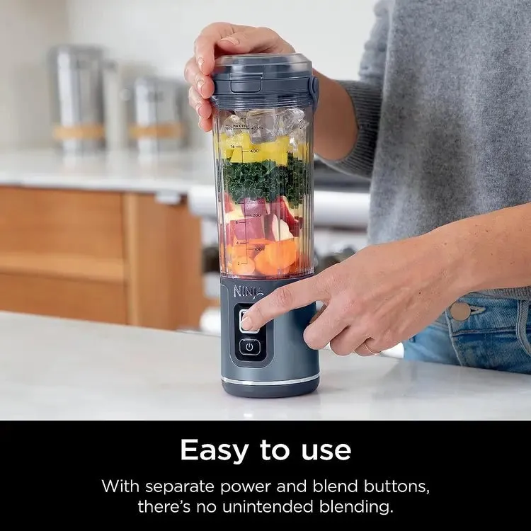 Ninja Blast BC151UKNV Cordless Portable Blender, Denim Blue