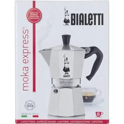 Open Box - BIALETTI Moka 6 Cup Express Espresso Maker