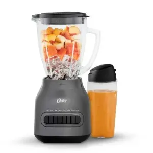 Open Box - Oster Easy-to-Clean Blender Glass Jar with 20 oz. Blend-n-Go Cup