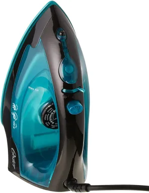 Oster 1200-Watt Variable Steam Iron, 220 Volts (Not for USA - European Cord), Black/Teal