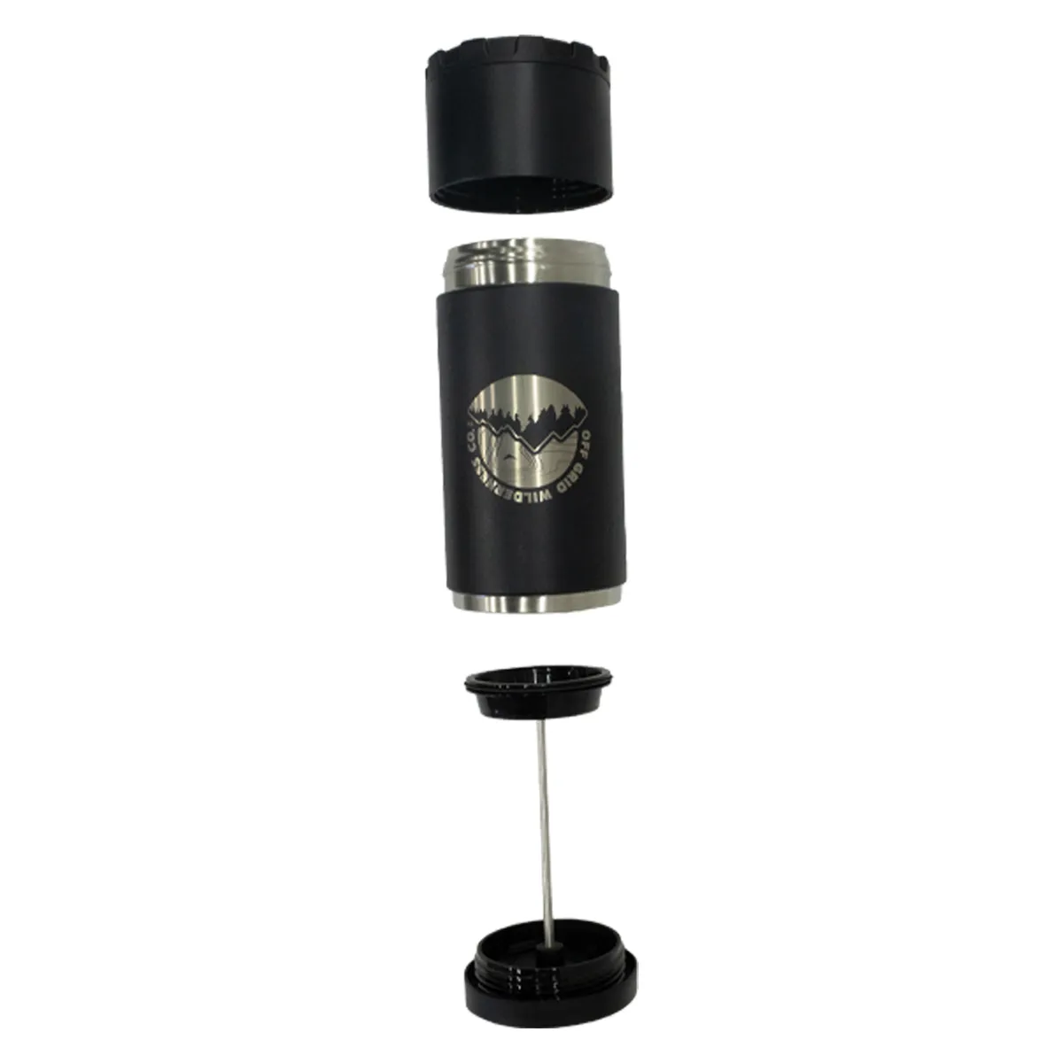 Planetary Design Ovrlndr 24 oz Travel Press - Obsidian
