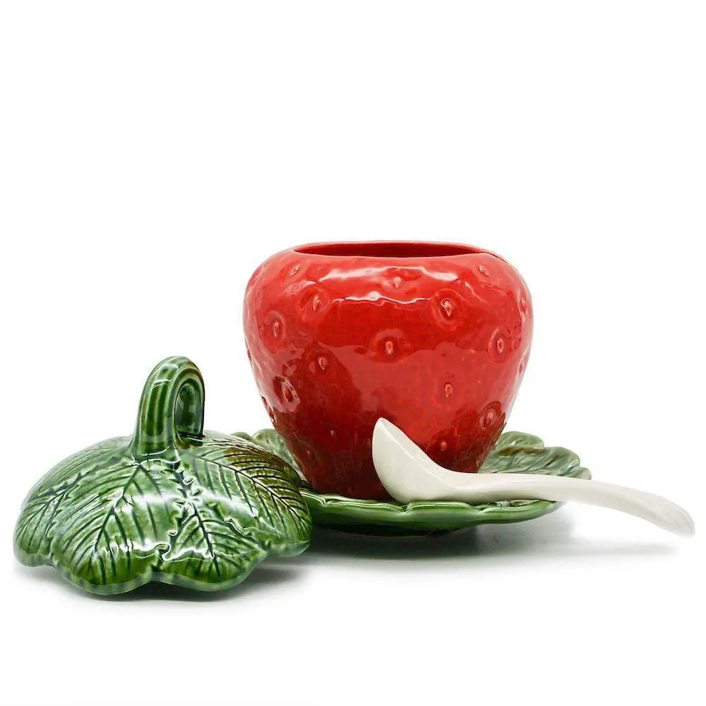 Pot en céramique en forme de fraise - 20cm