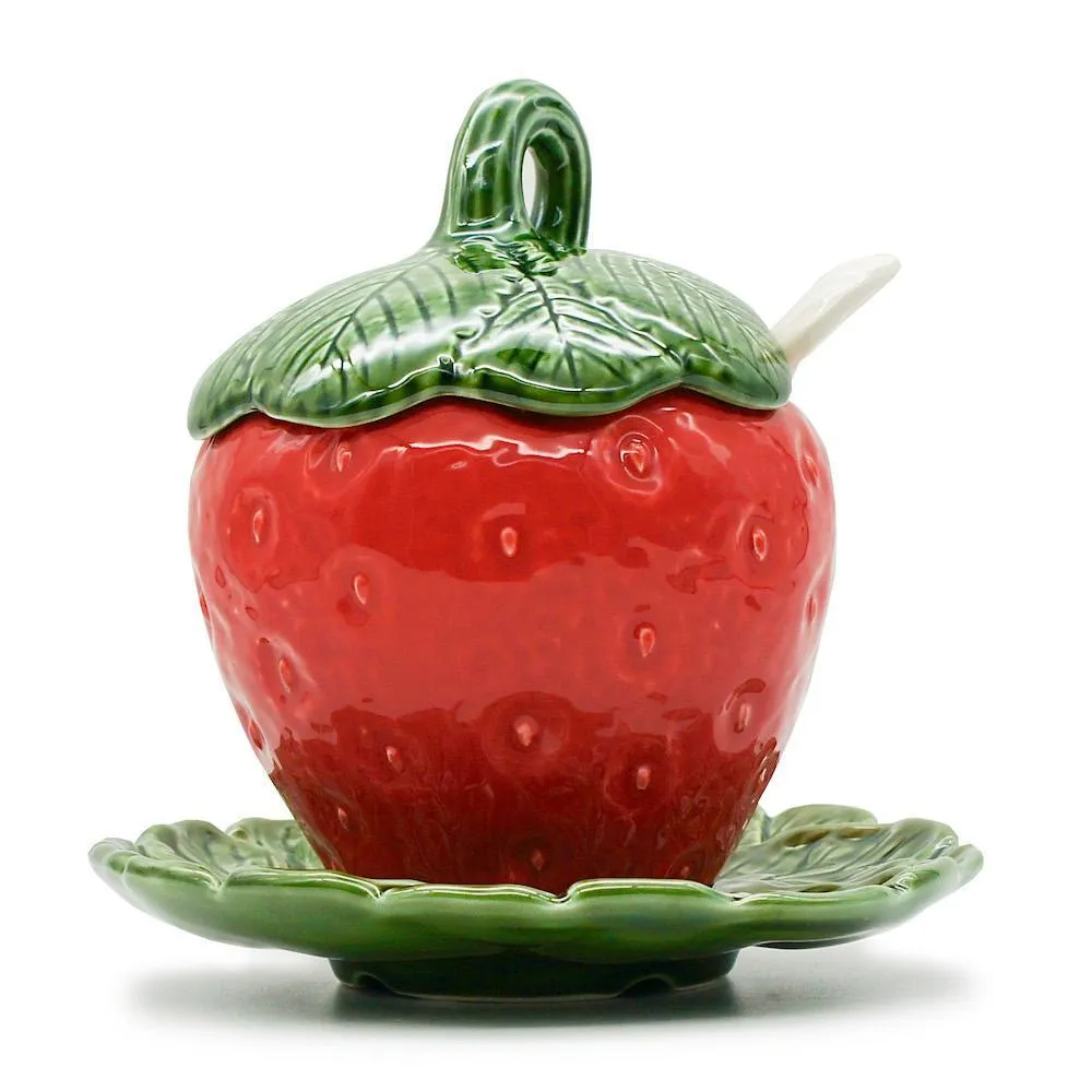 Pot en céramique en forme de fraise - 20cm