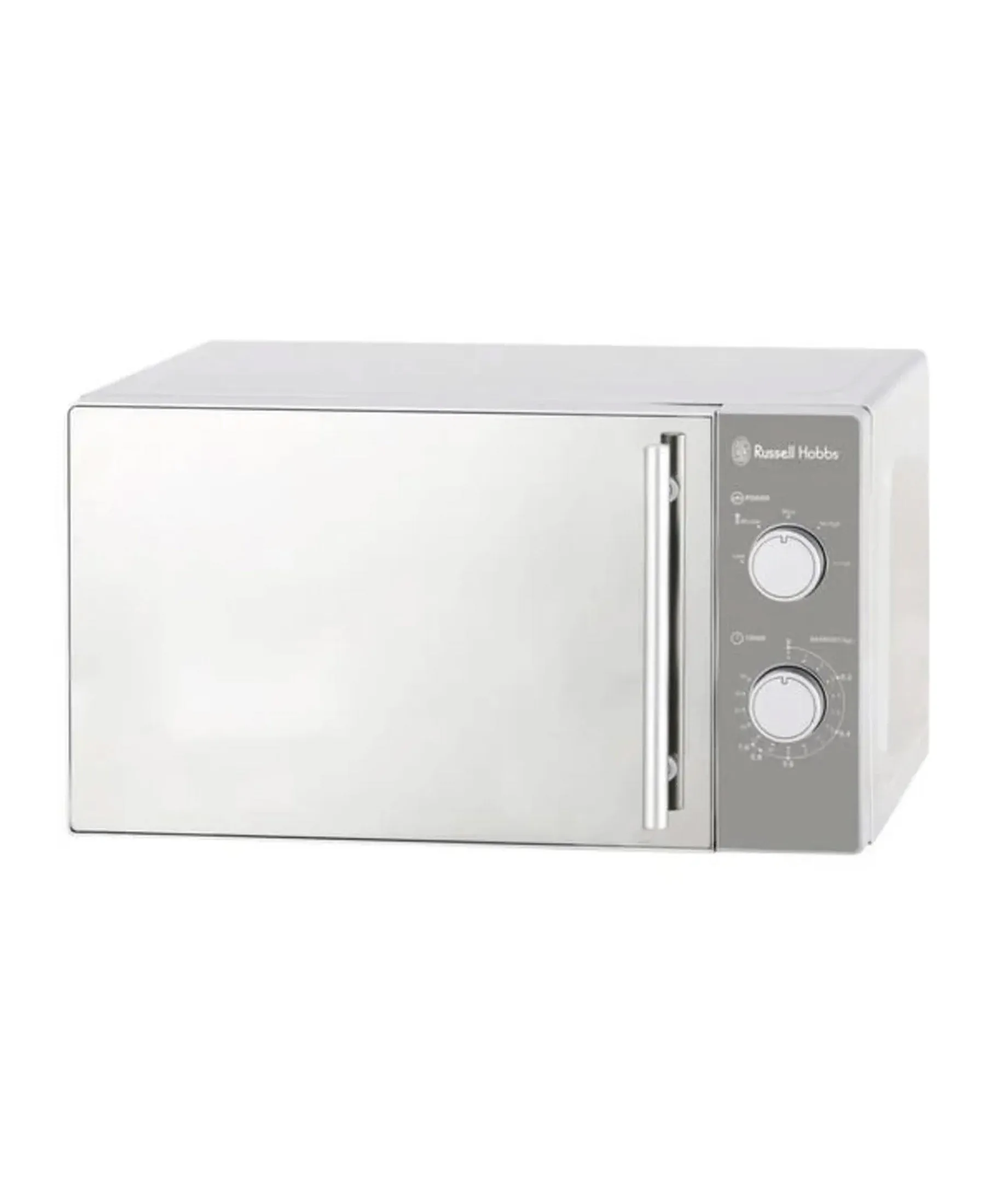 Russell Hobbs 20L Mirror Finish Manual Microwave - Metallic