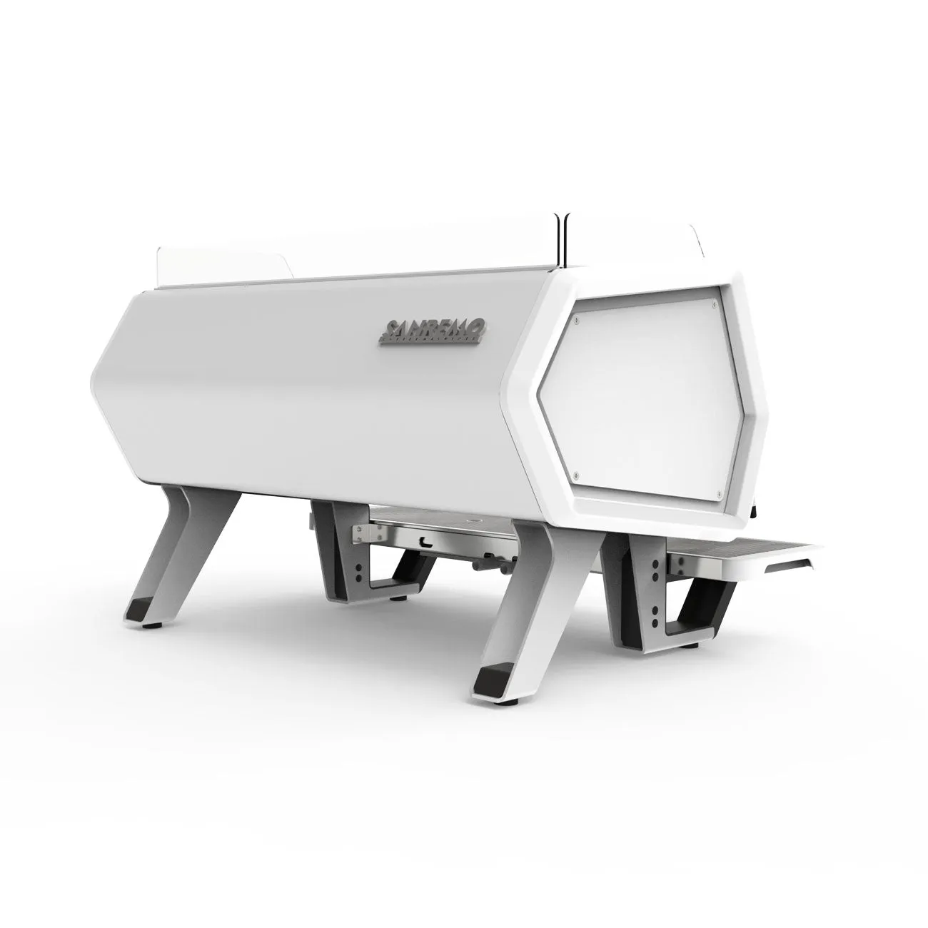 Sanremo D8 2 Group Volumetric Espresso Machine - Total White