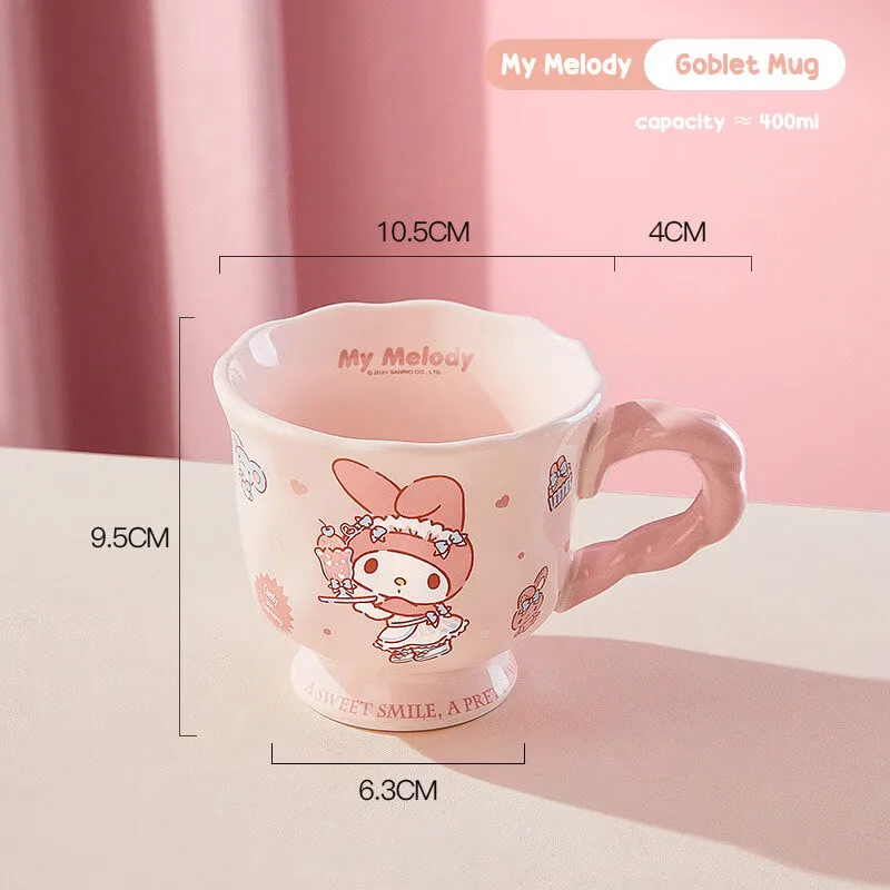 Sanrio Ceramic Goblet Mug 400ML