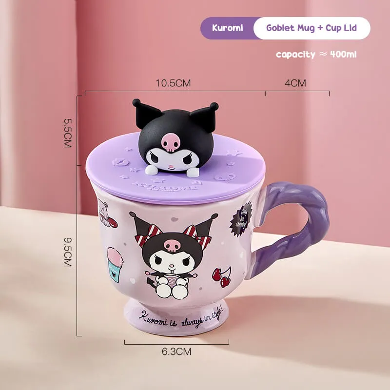 Sanrio Ceramic Goblet Mug 400ML