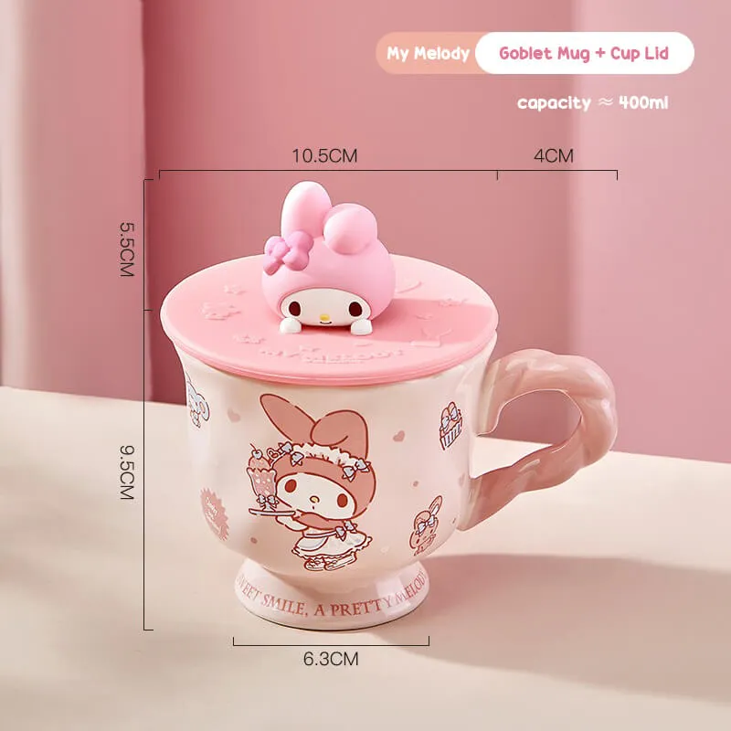 Sanrio Ceramic Goblet Mug 400ML