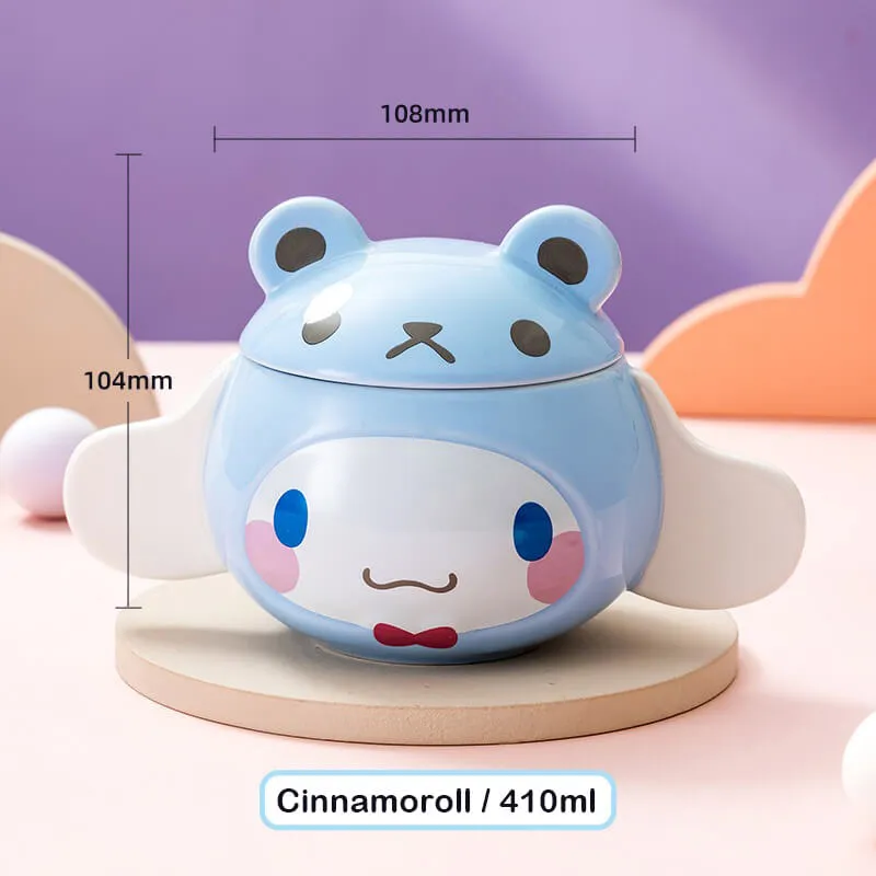 Sanrio Cute Embossed Mug with Lid