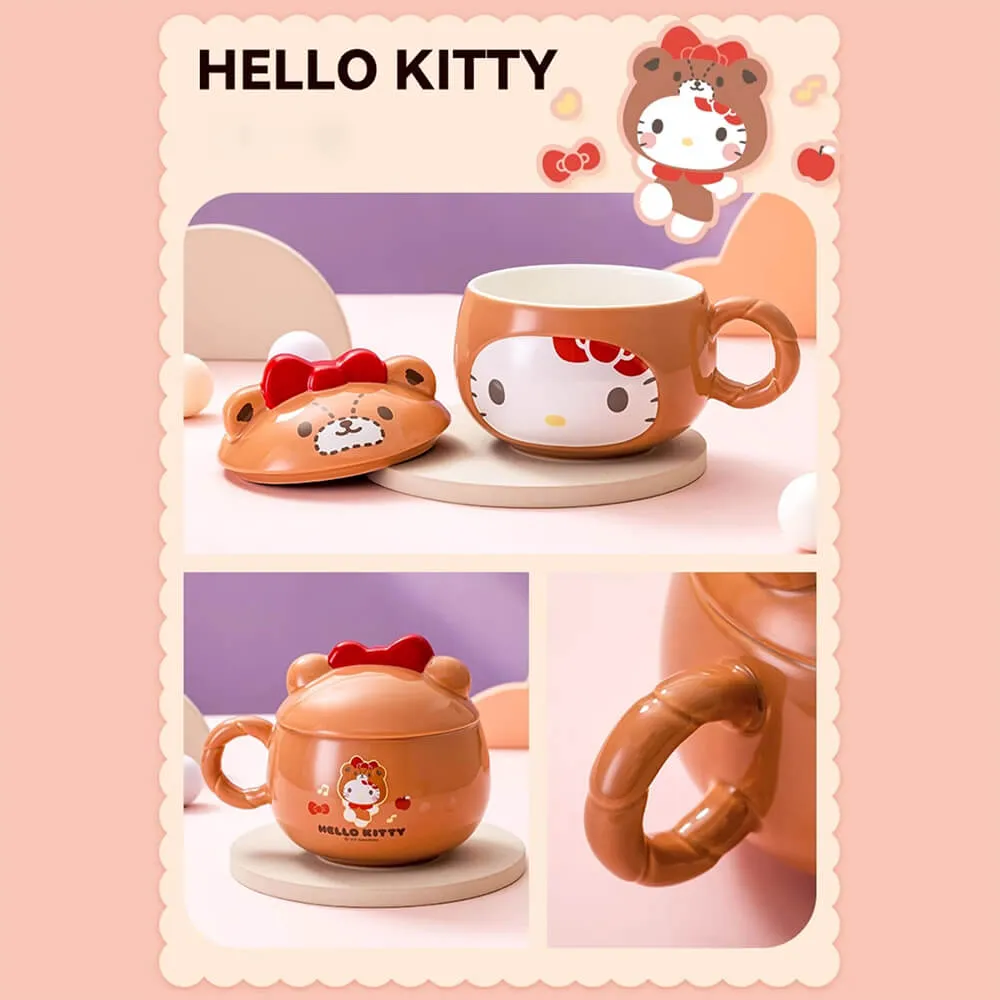 Sanrio Cute Embossed Mug with Lid